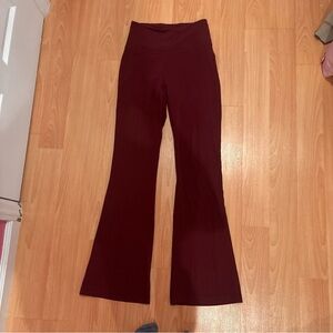 Lululemon Athletica Groove 32” Maroon Flare Pants